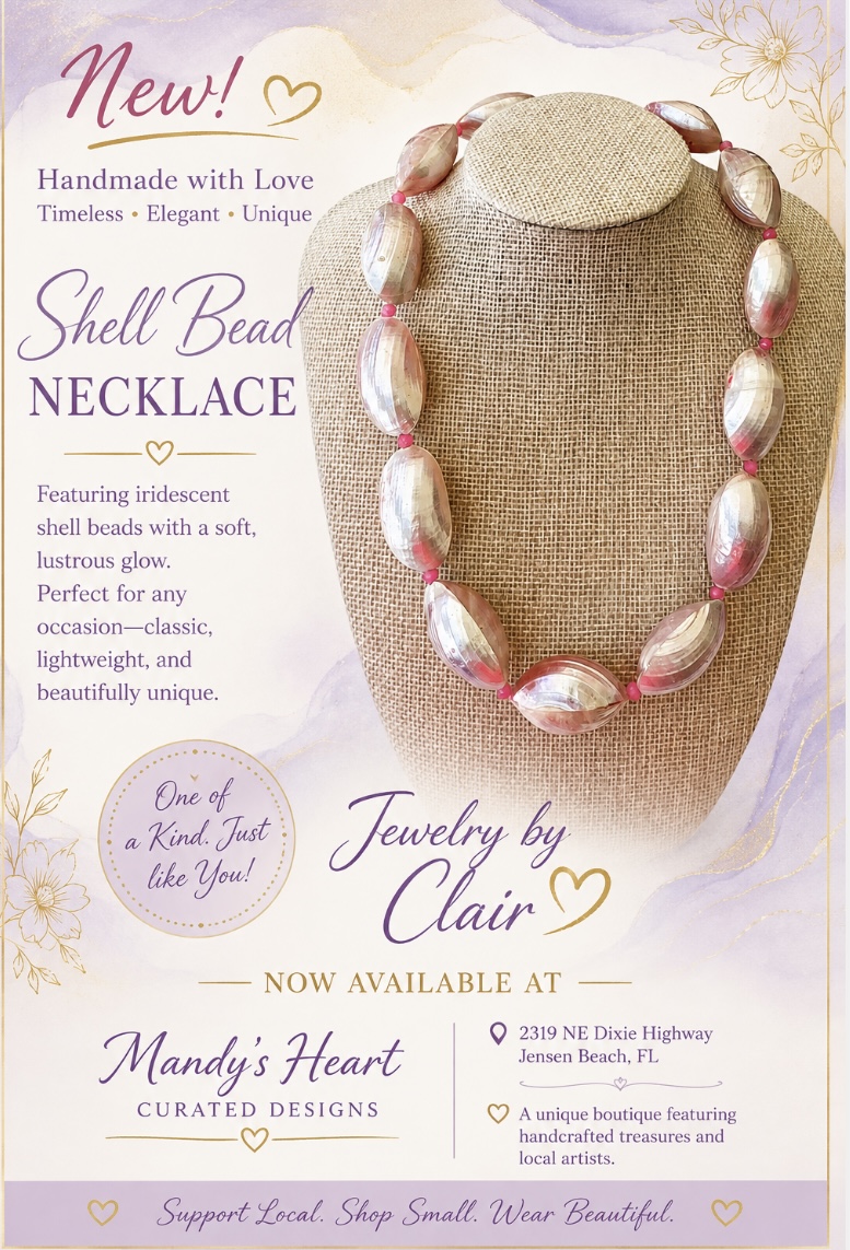 Pink Shell Necklace