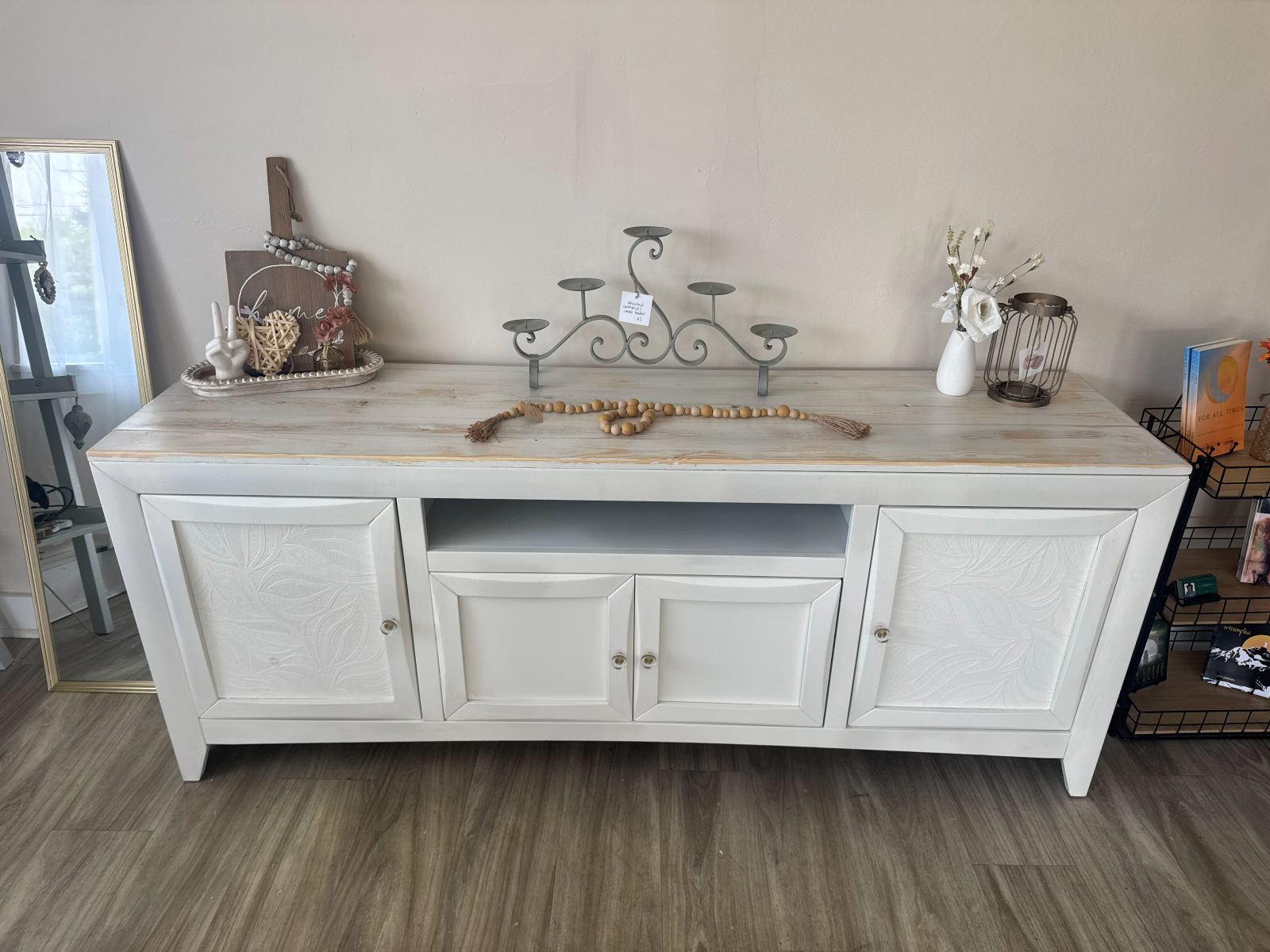 Driftwood TV console